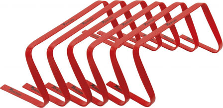 Hordenset 22,8 x 48 cm PVC rood 6 stuks