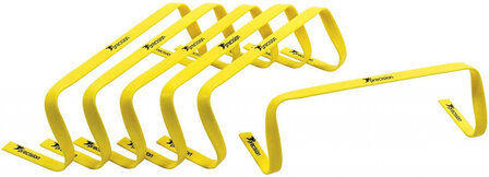 Hordenset 15 x 48 cm PVC geel 6 stuks