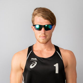 PowerPlay MS-049 BKGN Beachvolleybal Zonnebril
