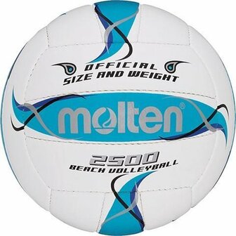 Molten BV2500 Beachvolleybal Wit/Blauw