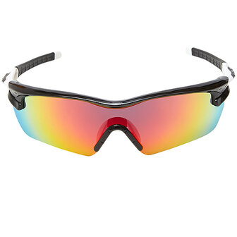 PowerPlay MS-048 Zwart/Wit Beachvolleybal Zonnebril