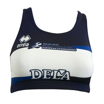 EK Beach Top Dames navy/wit