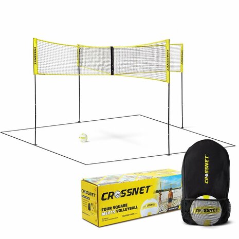 Crossnet Four Square Volleybalnet - Beachvolleybalset