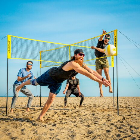 Crossnet Four Square Volleybalnet - Beachvolleybalset