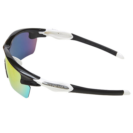 PowerPlay MS-048 Zwart/Wit Beachvolleybal Zonnebril